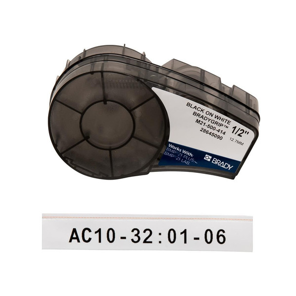 Brady M21-500-414 Black on White BMP21 Plus M21-500-414