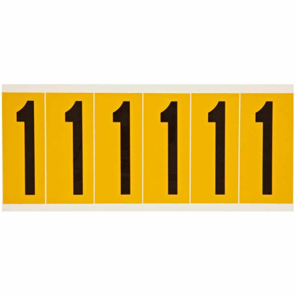 Brady 1550-1 Identical numbers and letters 1550-1