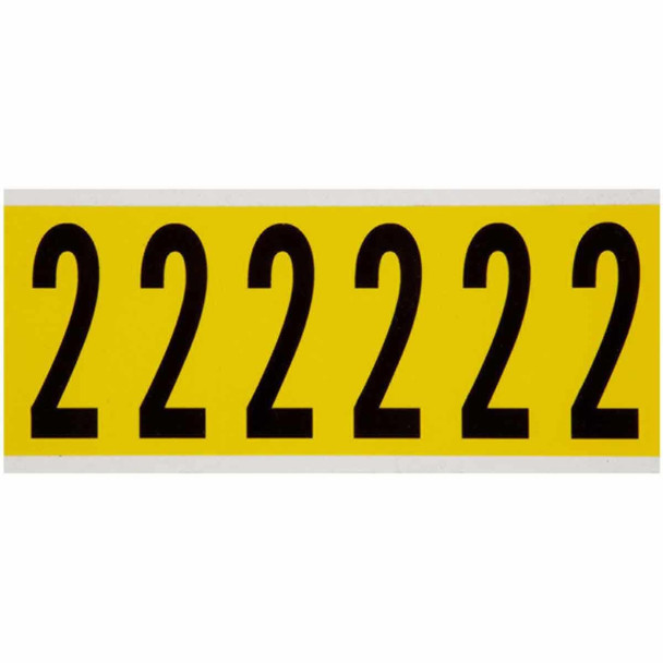 Brady 3450-2 Identical numbers and letters 3450-2