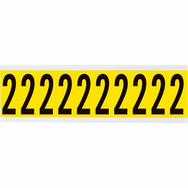 Brady 3440-2 Identical numbers and letters 3440-2