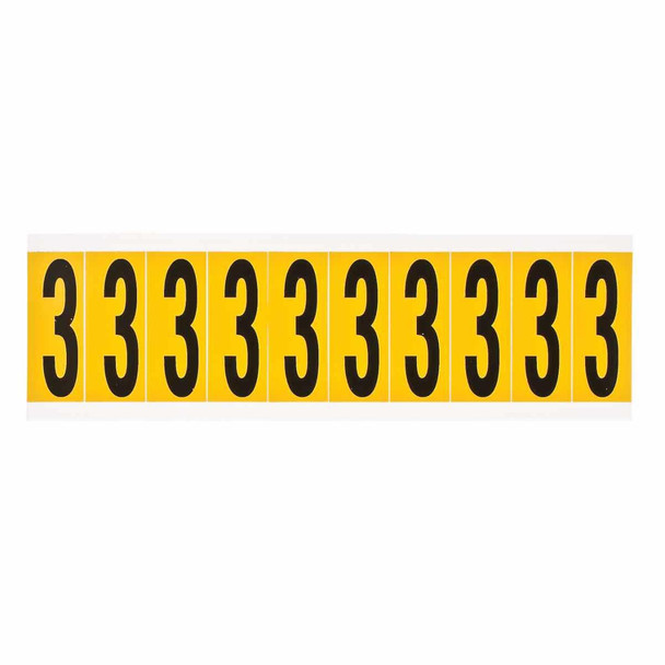 Brady 1534-3 Identical numbers and letters 1534-3