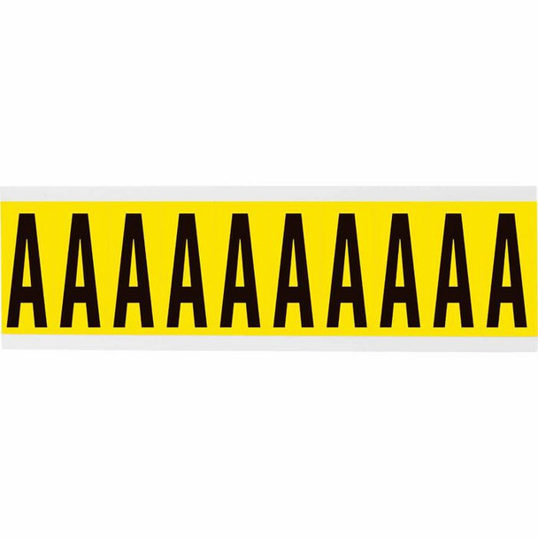 Brady 3440-A Identical numbers and letters 3440-A