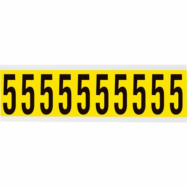 Brady 3440-5 Identical numbers and letters 3440-5