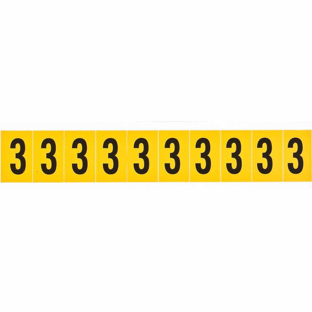 Brady 1530-3 Identical numbers and letters 1530-3
