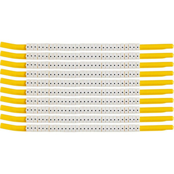 Brady SCN-18-PUNC Clip Sleeve Wire Markers SCN-18-PUNC
