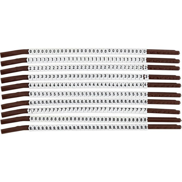 Brady SCNG-05-9 Clip Sleeve Wire Markers SCNG-05-9