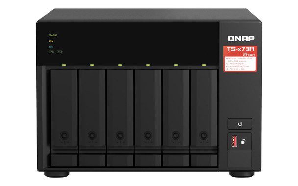 QNAP TS-673A-8G 6-bay NAS. AMD Ryzen V1000 TS-673A-8G