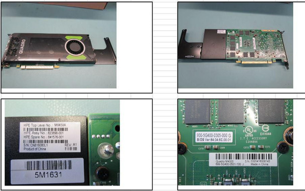 Hewlett Packard Enterprise 841576-001-RFB PCA NVIDIA QUADRO M4000 GPU 841576-001-RFB