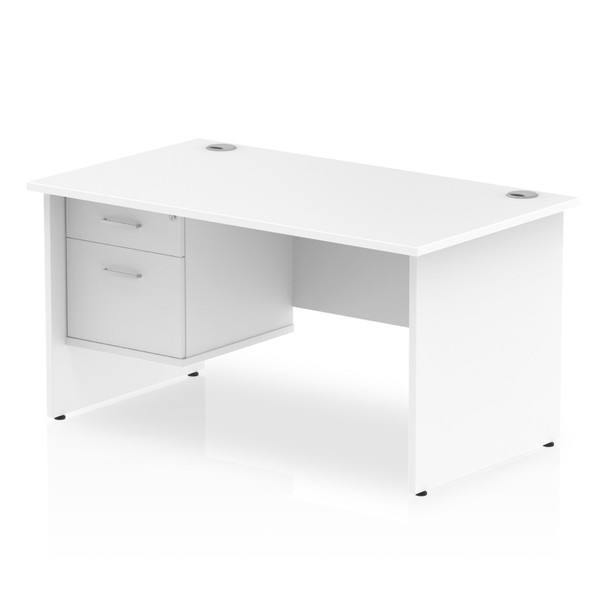 Dynamic Impulse W1400 X D800 X H730mm Straight Office Desk Panel End Leg With 1 MI002251 Dynamic Impulse W1400 X D800 X H730mm Straight Office Desk Panel End Leg With 1 MI002251