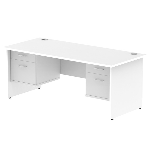 Dynamic Impulse W1800 X D800 X H730mm Straight Office Desk Panel End Leg With 2 MI002261 Dynamic Impulse W1800 X D800 X H730mm Straight Office Desk Panel End Leg With 2 MI002261