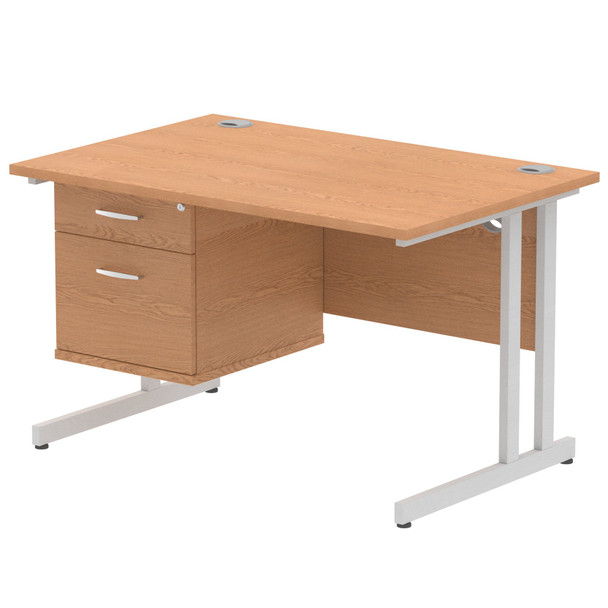 Dynamic Impulse W1200 X D800 X H730mm Straight Office Desk Cantilever Leg With 1 MI002657 Dynamic Impulse W1200 X D800 X H730mm Straight Office Desk Cantilever Leg With 1 MI002657