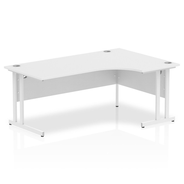 Impulse 1800Mm Right Crescent Desk White Top White Cantilever Leg MI002395 I002395 Impulse 1800Mm Right Crescent Desk White Top White Cantilever Leg MI002395 I002395