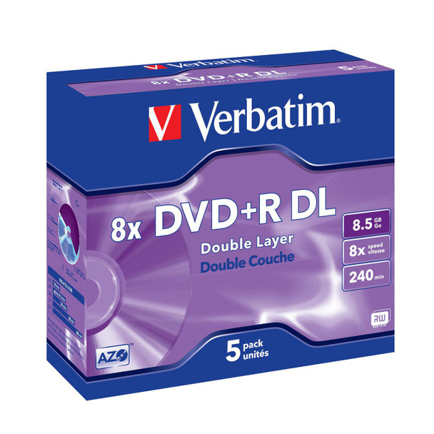 Verbatim 43541 DVD+R Double Layer 8X 8.5GB 43541
