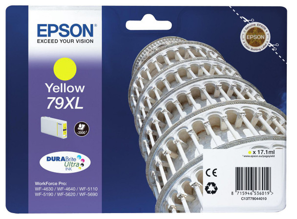 Epson C13T79044010 T7904 Yellow Ink Cartridge XL C13T79044010