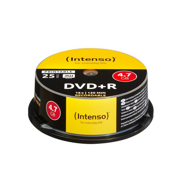 Intenso 4811154 DVD+R 4.7GB. Print. 16x 25 4811154