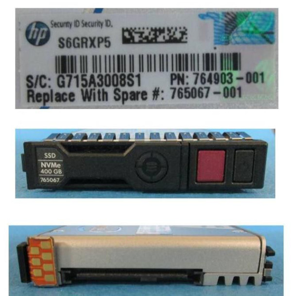 Hewlett Packard Enterprise 765067-001 DRV SSD 400GB 2.5 NVME VE 765067-001