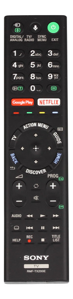 Sony 149312911 Remote Control Commander RMF-TX200E 149312911
