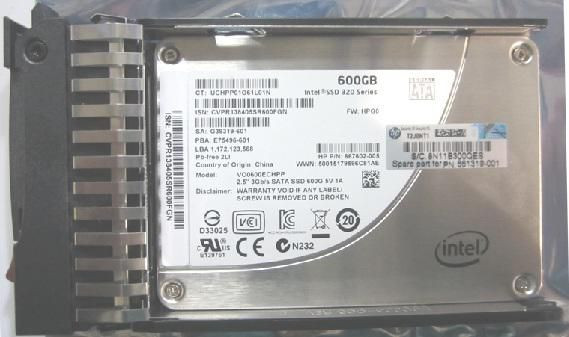 Hewlett Packard Enterprise 661319-001 600Gb SATA 2.5 " 661319-001