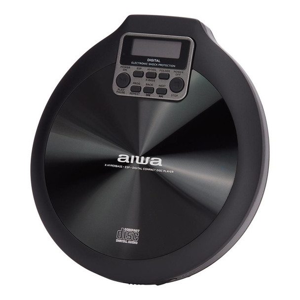 Aiwa PCD-810BK Portable Cd Player Black PCD-810BK