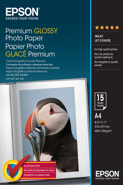 Epson C13S042155 Premium Glossy Photo Paper A4. C13S042155