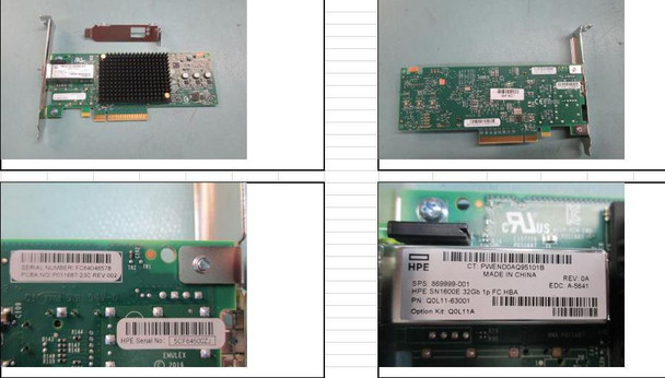 Hewlett Packard Enterprise 869999-001 SPS-HBA FC SN1600E 32GB 1P 869999-001