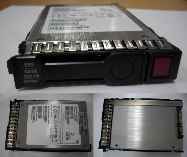 Hewlett Packard Enterprise 653966-001 DRV SSD 200GB 3G SATA 2.5IN 653966-001