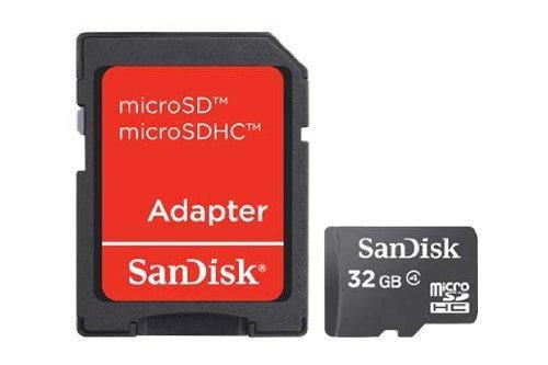 Sandisk SDSDQM-032G-B35A MICROSD. 32GB CARD+SD ADAPTER SDSDQM-032G-B35A