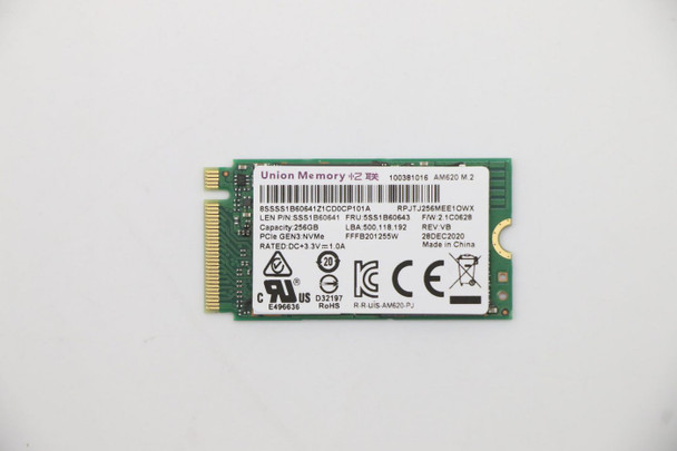 Lenovo 5SS1B60643 UMIS AM620 256GB PCIe 2242 5SS1B60643