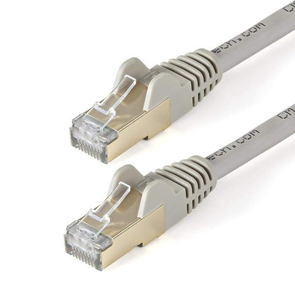 Startech.Com 10M Cat6a Grey Rj45 10Gbe Stp Cable 6ASPAT10MGR
