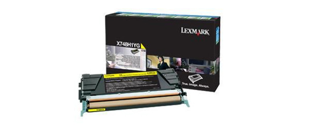 Lexmark X748H1YG Toner Yellow Return Program X748H1YG