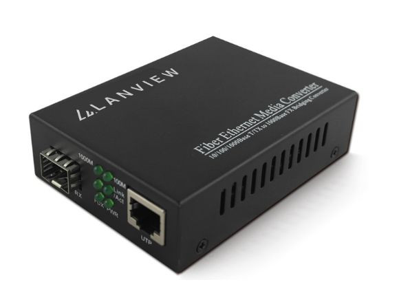 Lanview LVN-MED-SFP-1000BASE-X 10/100/1000Base-T RJ45 to LVN-MED-SFP-1000BASE-X