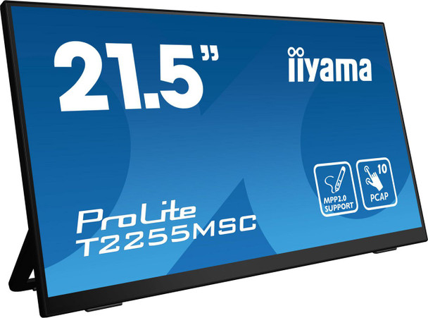 iiyama T2255MSC-B1 21.5" multi-touch monitor. T2255MSC-B1