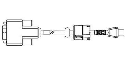 Zebra P1031365-053 Serial cable PC-DB9 P1031365-053