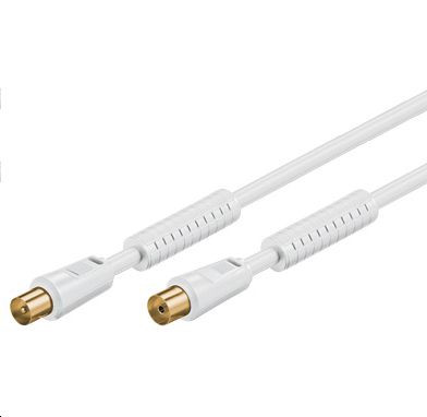 MicroConnect COAX010WHQ Coax M-F 10m White 75 Ohm COAX010WHQ