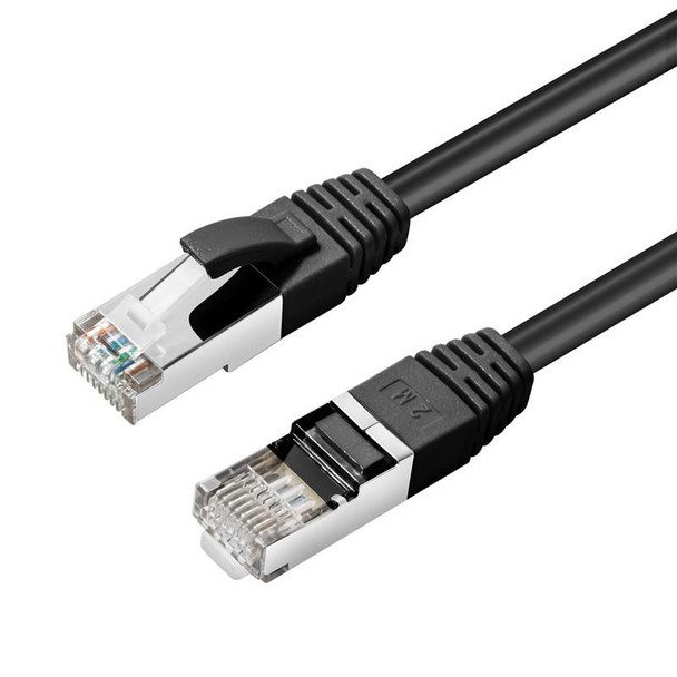 MicroConnect MC-SFTP6A03S CAT6A S/FTP 3m Black LSZH MC-SFTP6A03S