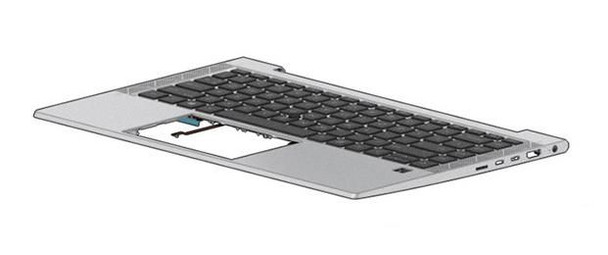 HP M07090-B71 TOPCVR W/KB CP+PS BL SE/FI M07090-B71