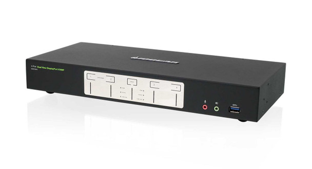 IOGEAR GCS1944 4-Port 4K Dual View Disp.Port GCS1944