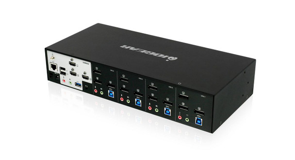 IOGEAR GCS1964 4-Port 4K Tripl View Disp Port GCS1964