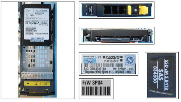 Hewlett Packard Enterprise 834600-001 DRV 3.84TB SSD 6G CMLC SFF 834600-001