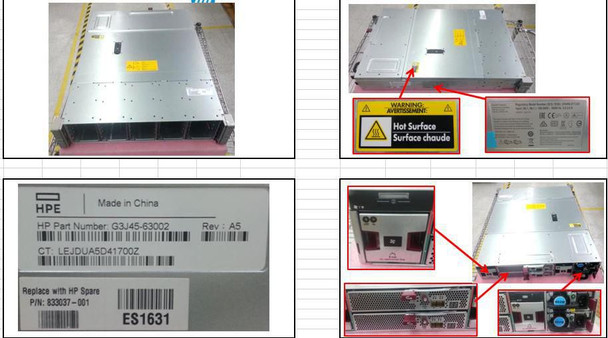 Hewlett Packard Enterprise 833037-001 DRV ENCLSR SFF 2U SS20000 833037-001