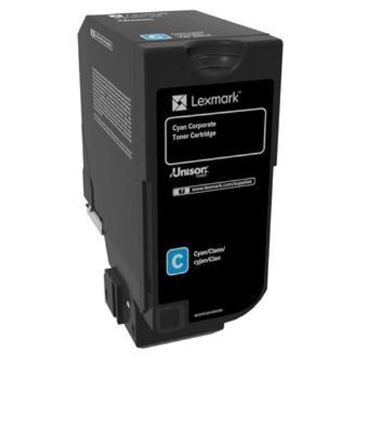 Lexmark 74C20CE Toner Corporate Cyan 3k 74C20CE