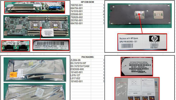 Hewlett Packard Enterprise 800362-001 PCA M/B APOLLO 2000 800362-001