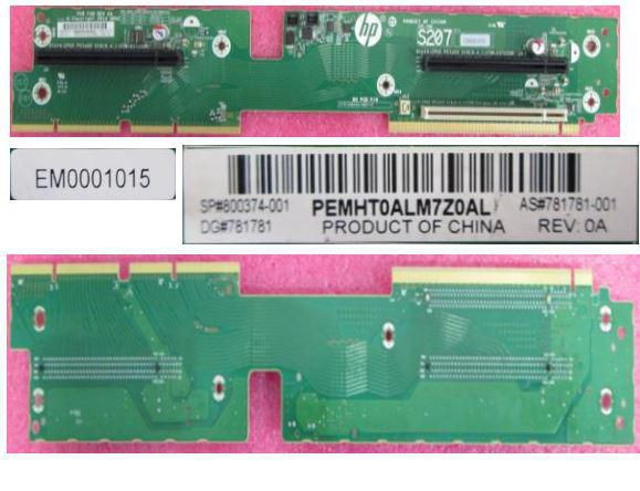 Hewlett Packard Enterprise 800374-001 PCA GD LONG RISER 2U APOLLO 800374-001