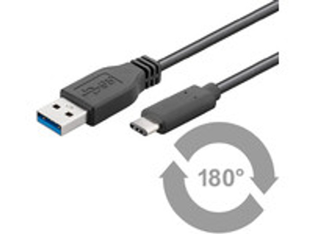 MicroConnect USB3.1CA2 USB3.1 C -  USB3.0 A 2m M-M USB3.1CA2