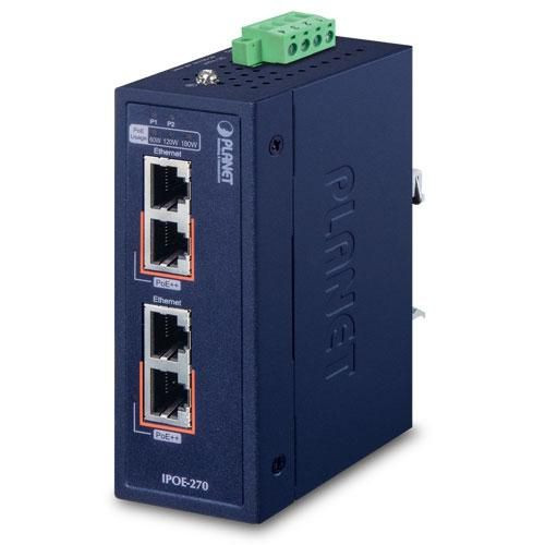Planet IPOE-270 IP30 Industrial 2-Port IPOE-270