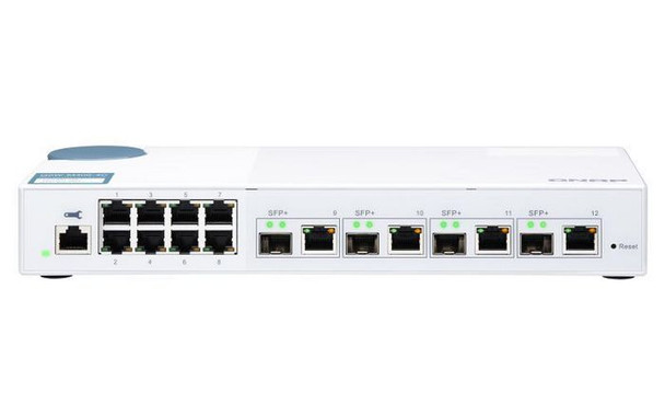 QNAP QSW-M408-4C 8 port 1Gbps. 4 port 10G QSW-M408-4C