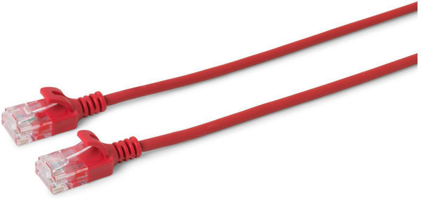 MicroConnect W125628035 U/UTP CAT6A Slim 3M Red V-UTP6A03R-SLIM