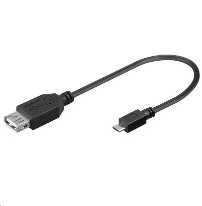 MicroConnect USBABMICRO2 USB A - B Micro  F-M 0.20m USBABMICRO2