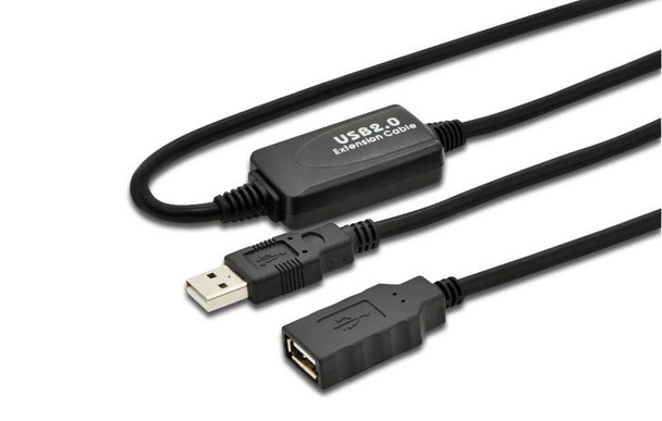 MicroConnect USBAAF25A Active USB 2.0 ext. cable. 25m USBAAF25A