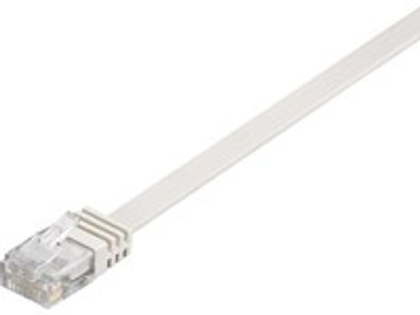 MicroConnect V-UTP601W-FLAT U/UTP CAT6 1M White Flat V-UTP601W-FLAT